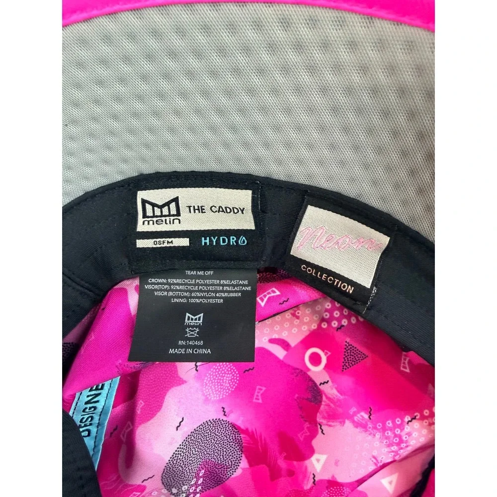 Melin Unisex Neon Collection Bucket Hat The Caddy Hydro Neon Pink OSFM